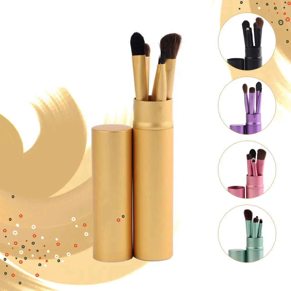 Pink Eye Makeup Brush Set of 5 - H1037_PU