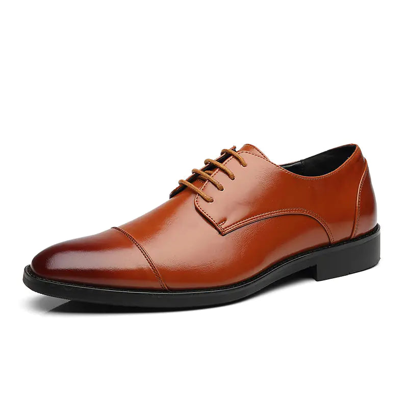 Men's Formal Leather Shoes - Stylish Oxford Dress Shoes