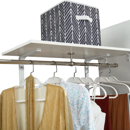 306 Closet Organizer System with Closet Shelves Wall Mounted