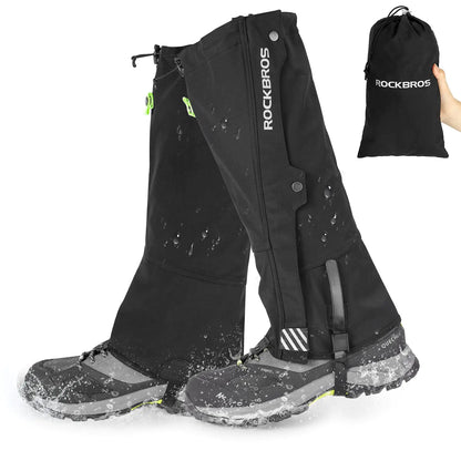 ROCKBROS Snow Boot Leg Gaiters for Hiking Waterproof Leg Gaiter