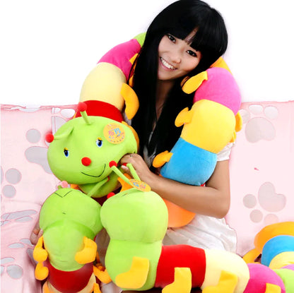 Large Colorful Caterpillar Plush Toy - Creative Doll