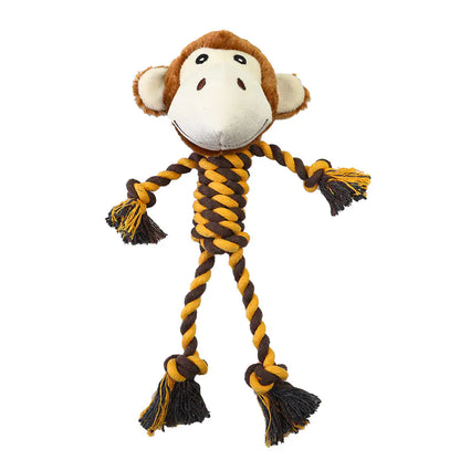 Interactive Plush Dog Toy with Sound for Chewing