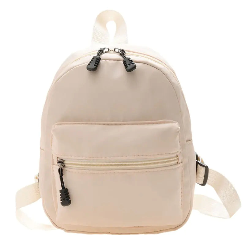 Casual Nylon Women Mini Backpack for School & Travel