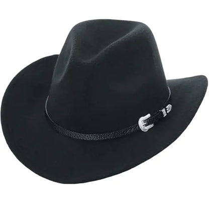 Felt Fedora Western Cowboy Hat for Women Men