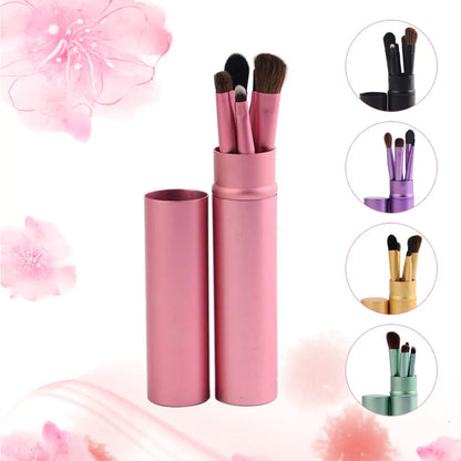 Pink Eye Makeup Brush Set of 5 - H1037_PU