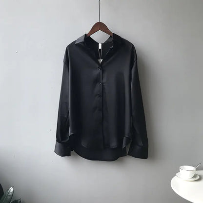 2020 Autumn Korean Style Loose Long Sleeve Shirt