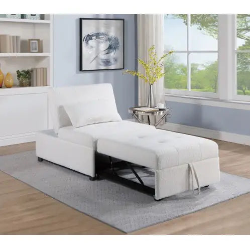 Contemporary Blue Gray Sleeper Sofa