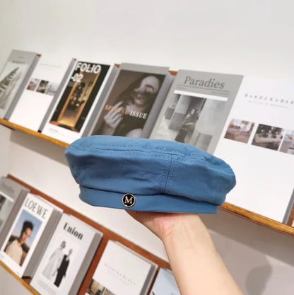 All-Match Women's Black Octagonal Beret