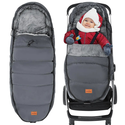 Zooawa Car Seat Cover for Babies Winter Infant Car Seat Cover with Visible Mesh Window Waterproof & Coldproof Carseat Cover
