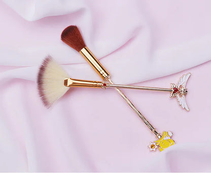 Sakura Anime Makeup Brush Set - 6 Brushes for Beginners