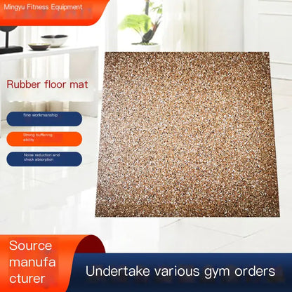 Rubber Shock Absorbing Mat for Gym and Outdoor Use