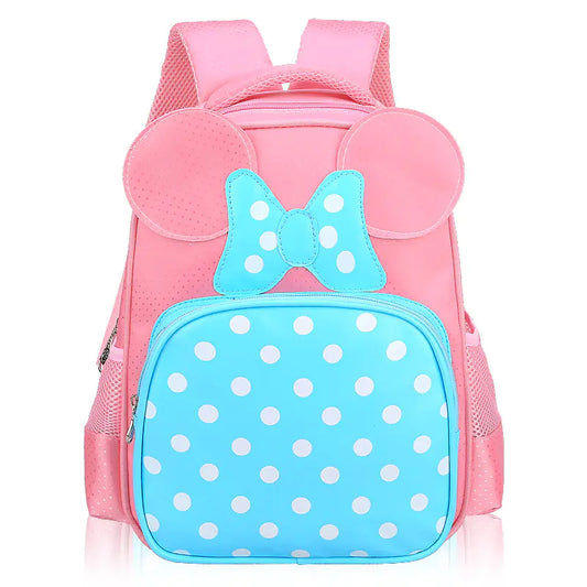 Stylish Girls' Cartoon Backpack for Kindergarten