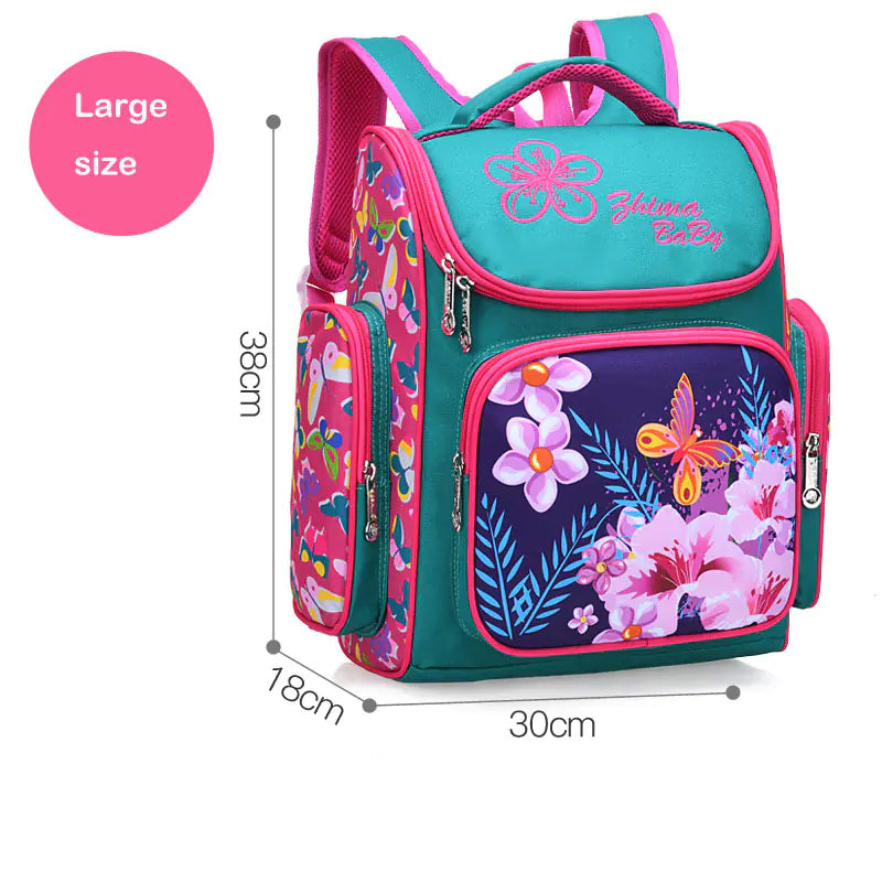 Cute 3D Cartoon Russian School Backpack