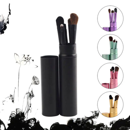 Pink Eye Makeup Brush Set of 5 - H1037_PU