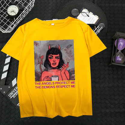 Trendy Women's Loose-Fit Short Sleeve T-Shirt