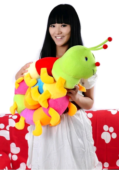 Large Colorful Caterpillar Plush Toy - Creative Doll