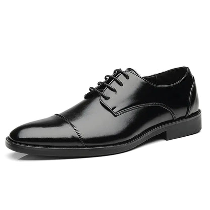 Men's Formal Leather Shoes - Stylish Oxford Dress Shoes
