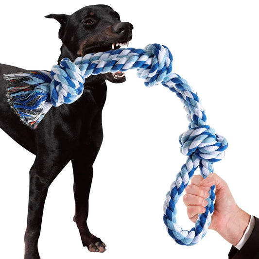 XIGOU Dog Rope Toys Indestructible Dog Toys Dog Chew Toys