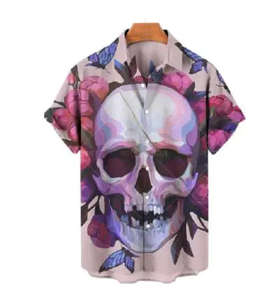 Hawaiian Casual Polyester Shirt for Men