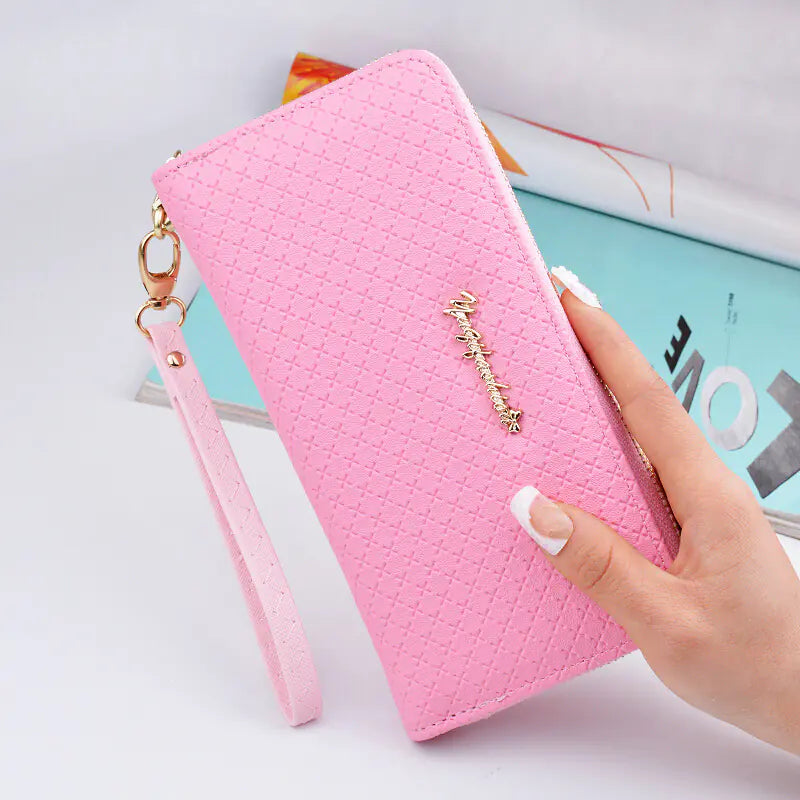 Fashionable Korean Long Zipper Purse for Women