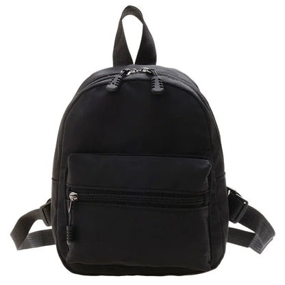 Casual Nylon Women Mini Backpack for School & Travel
