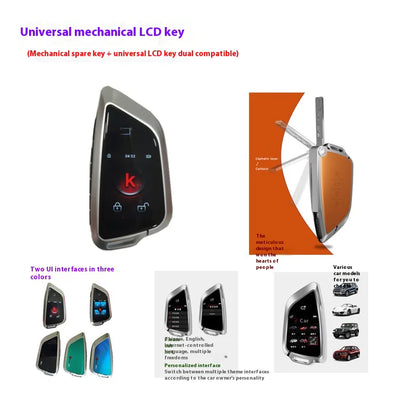 Smart Car Key with Mechanical Backup
