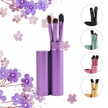 Pink Eye Makeup Brush Set of 5 - H1037_PU