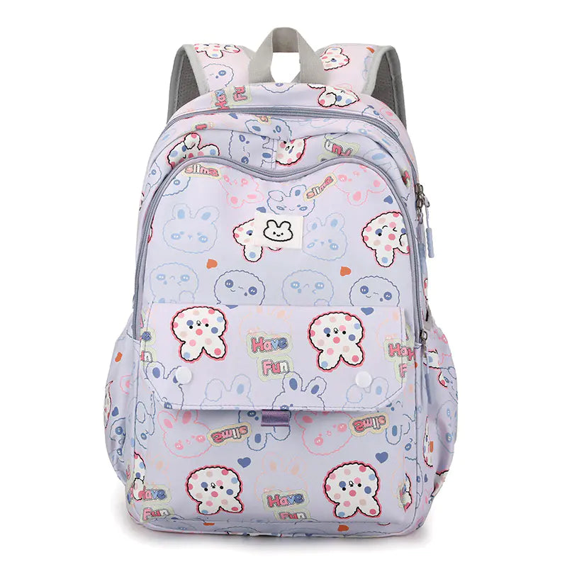 Cute Girls' Lightweight Multi-layer School Backpack