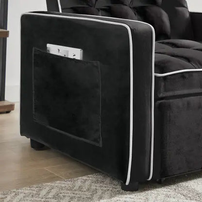 3-in-1 Sofa Bed Chair Fold-out Sofa Bed Adjustable Back Sofa