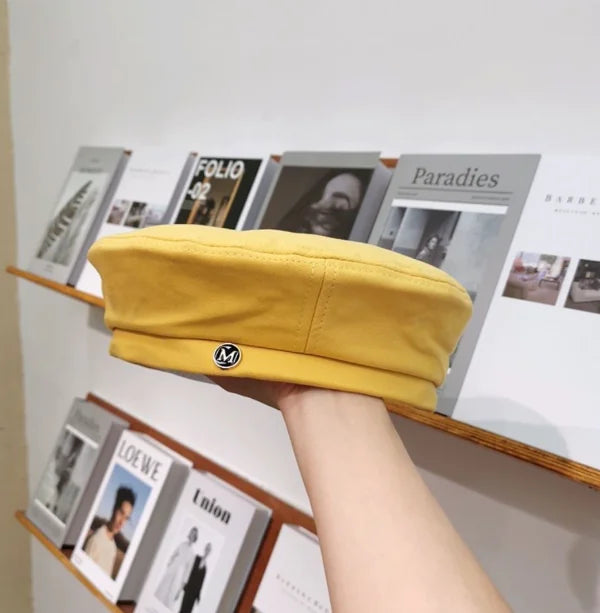 All-Match Women's Black Octagonal Beret